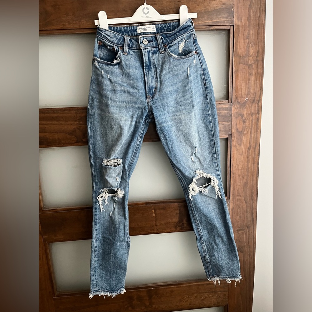 Abercrombie & Fitch The Skinny High Rise Size 23 Regular length Curve Love